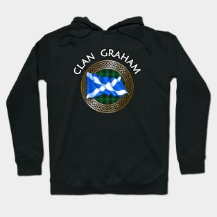 Clan Graham Crest & Tartan Knot Hoodie